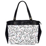 Embrace The Magic Inspirational Phrase Pattern Oversize Office Handbag (2 Sides)