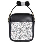 Embrace The Magic Inspirational Phrase Pattern Girls Sling Bag