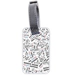 Embrace The Magic Inspirational Phrase Pattern Luggage Tag (two sides)