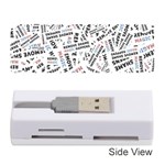 Embrace The Magic Inspirational Phrase Pattern Memory Card Reader (Stick)