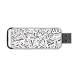 Embrace The Magic Inspirational Phrase Pattern Portable USB Flash (One Side)