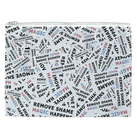 Embrace The Magic Inspirational Phrase Pattern Cosmetic Bag (XXL) from ArtsNow.com Front