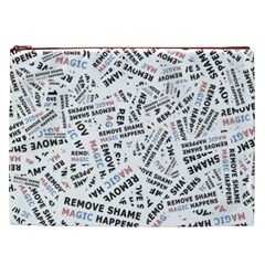 Embrace The Magic Inspirational Phrase Pattern Cosmetic Bag (XXL) from ArtsNow.com Front