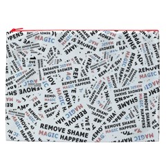 Embrace The Magic Inspirational Phrase Pattern Cosmetic Bag (XXL) from ArtsNow.com Front