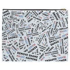 Embrace The Magic Inspirational Phrase Pattern Cosmetic Bag (XXXL) from ArtsNow.com Back