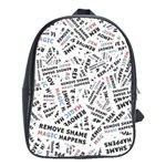 Embrace The Magic Inspirational Phrase Pattern School Bag (XL)