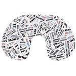 Embrace The Magic Inspirational Phrase Pattern Travel Neck Pillow