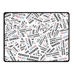 Embrace The Magic Inspirational Phrase Pattern Two Sides Fleece Blanket (Small) from ArtsNow.com 45 x34  Blanket Front