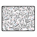 Embrace The Magic Inspirational Phrase Pattern Two Sides Fleece Blanket (Small)