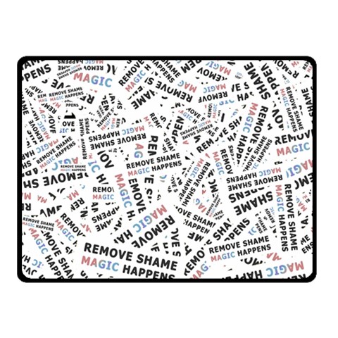 Embrace The Magic Inspirational Phrase Pattern Two Sides Fleece Blanket (Small) from ArtsNow.com 45 x34  Blanket Back