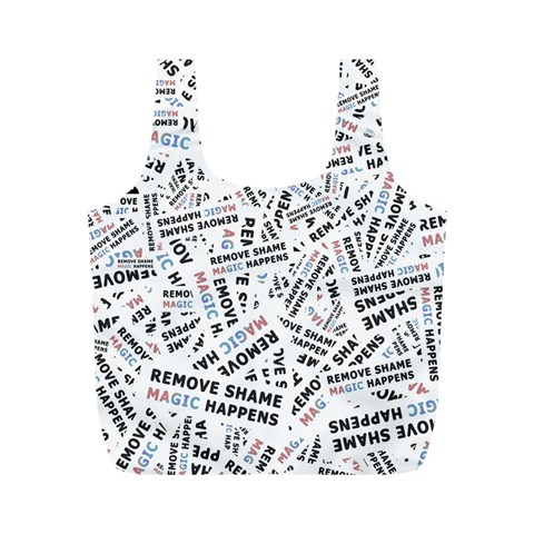 Embrace The Magic Inspirational Phrase Pattern Full Print Recycle Bag (M) from ArtsNow.com Front