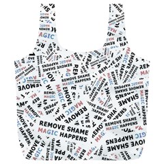 Embrace The Magic Inspirational Phrase Pattern Full Print Recycle Bag (XL) from ArtsNow.com Front