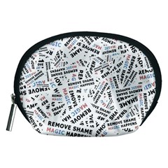 Embrace The Magic Inspirational Phrase Pattern Accessory Pouch (Medium) from ArtsNow.com Front