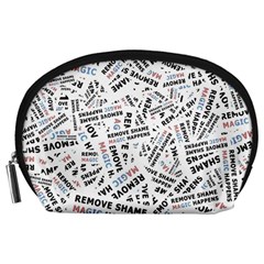 Embrace The Magic Inspirational Phrase Pattern Accessory Pouch (Large) from ArtsNow.com Front