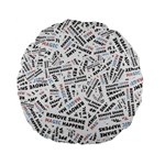 Embrace The Magic Inspirational Phrase Pattern Standard 15  Premium Flano Round Cushions