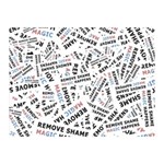 Embrace The Magic Inspirational Phrase Pattern Two Sides Premium Plush Fleece Blanket (Mini)