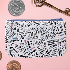 Embrace The Magic Inspirational Phrase Pattern Large Coin Purse from ArtsNow.com Back