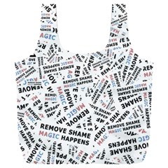 Embrace The Magic Inspirational Phrase Pattern Full Print Recycle Bag (XXL) from ArtsNow.com Front