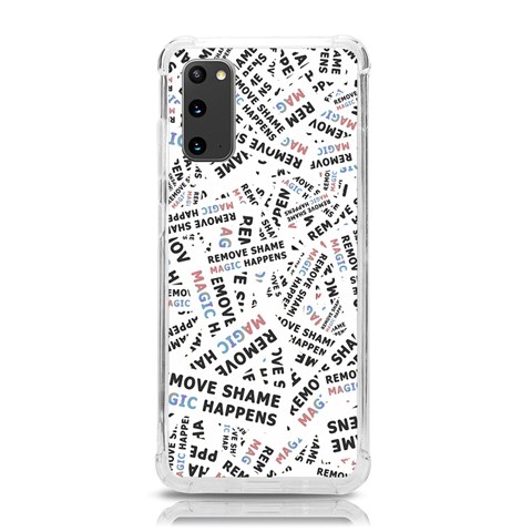 Embrace The Magic Inspirational Phrase Pattern Samsung Galaxy S20 6.2 Inch TPU UV Case from ArtsNow.com Front