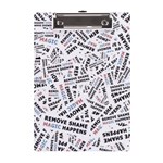 Embrace The Magic Inspirational Phrase Pattern A5 Acrylic Clipboard