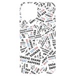 Embrace The Magic Inspirational Phrase Pattern iPhone 14 Black UV Print Case