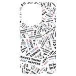 Embrace The Magic Inspirational Phrase Pattern iPhone 14 Pro Black UV Print Case