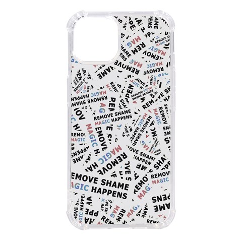 Embrace The Magic Inspirational Phrase Pattern iPhone 14 TPU UV Print Case from ArtsNow.com Front