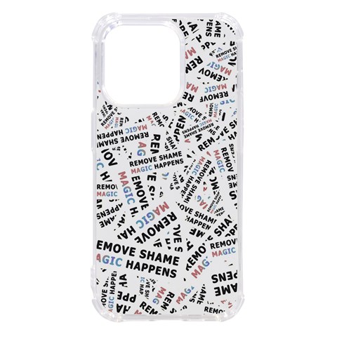 Embrace The Magic Inspirational Phrase Pattern iPhone 14 Pro TPU UV Print Case from ArtsNow.com Front