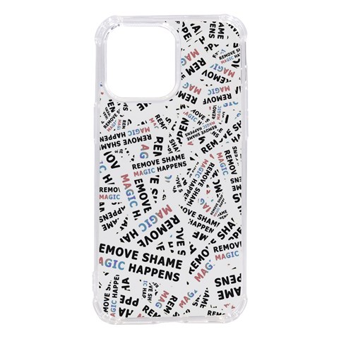 Embrace The Magic Inspirational Phrase Pattern iPhone 14 Pro Max TPU UV Print Case from ArtsNow.com Front