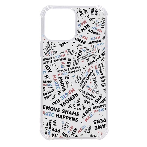 Embrace The Magic Inspirational Phrase Pattern iPhone 13 Pro Max TPU UV Print Case from ArtsNow.com Front