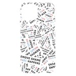 Embrace The Magic Inspirational Phrase Pattern iPhone 15 Black UV Print PC Hardshell Case