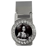 Vintage afro style doll illustration (IA&Human) Money Clips (CZ) 