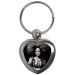 Vintage afro style doll illustration (IA&Human) Key Chain (Heart)