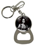 Vintage afro style doll illustration (IA&Human) Bottle Opener Key Chain