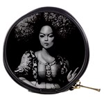 Vintage afro style doll illustration (IA&Human) Mini Makeup Bag