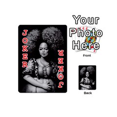 Vintage afro style doll illustration (IA&Human) Playing Cards 54 Designs (Mini) from ArtsNow.com Front - Joker2