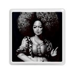 Vintage afro style doll illustration (IA&Human) Memory Card Reader (Square)