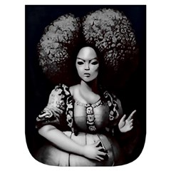 Vintage afro style doll illustration (IA&Human) Waist Pouch (Small) from ArtsNow.com Front Pocket