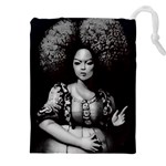 Vintage afro style doll illustration (IA&Human) Drawstring Pouch (4XL)