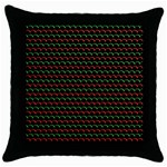 Geometric Abstract Pattern Line Throw Pillow Case (Black)