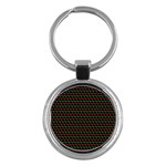 Geometric Abstract Pattern Line Key Chain (Round)