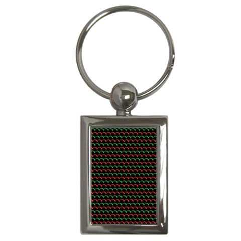 Geometric Abstract Pattern Line Key Chain (Rectangle) from ArtsNow.com Front