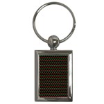 Geometric Abstract Pattern Line Key Chain (Rectangle)