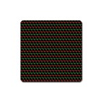 Geometric Abstract Pattern Line Square Magnet