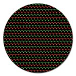 Geometric Abstract Pattern Line Magnet 5  (Round)