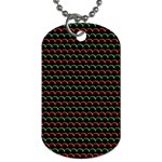 Geometric Abstract Pattern Line Dog Tag (Two Sides)