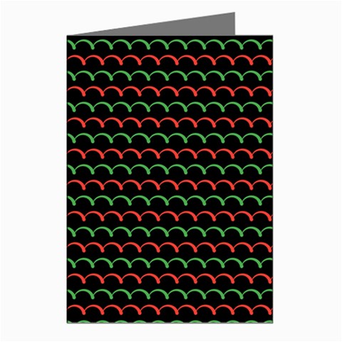 Geometric Abstract Pattern Line Greeting Cards (Pkg of 8) from ArtsNow.com Left