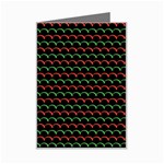 Geometric Abstract Pattern Line Mini Greeting Card