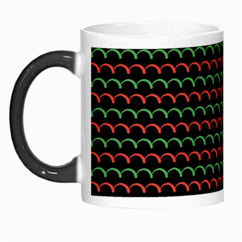 Geometric Abstract Pattern Line Morph Mug from ArtsNow.com Left