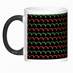 Geometric Abstract Pattern Line Morph Mug from ArtsNow.com Left